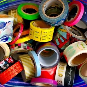 Assortment of washi tape! 72 mystery rolls!